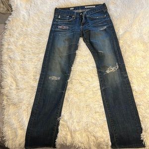 AG Adriano Goldshmied ripped jeans